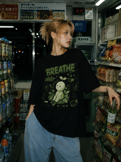 [SMISKIVERSE] BREATHE Smiski Shirt