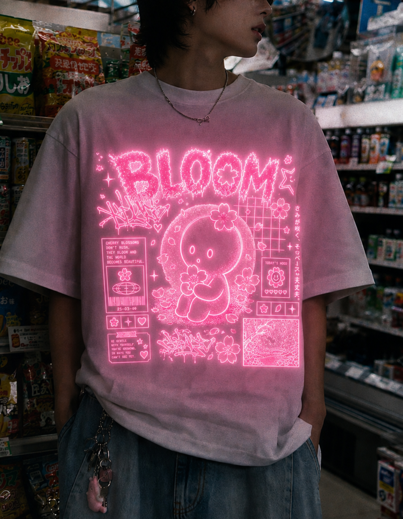 [SMISKIVERSE] BLOOM Smiski Shirt