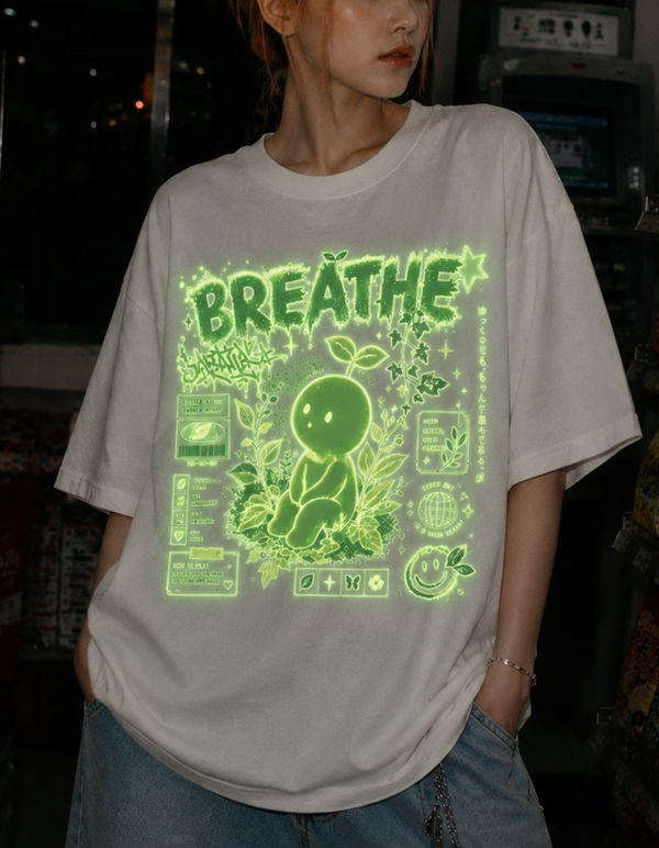 [SMISKIVERSE] BREATHE Smiski Shirt